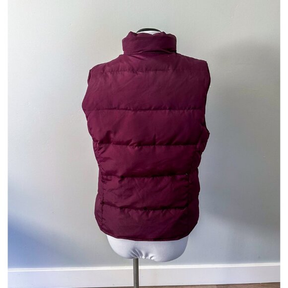 Tsunami Quilted Down Plum Front Zipper Puffer Vest - Picture 6 of 13